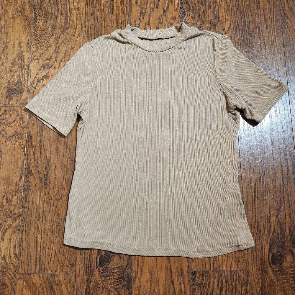 Ribbed crewneck tee